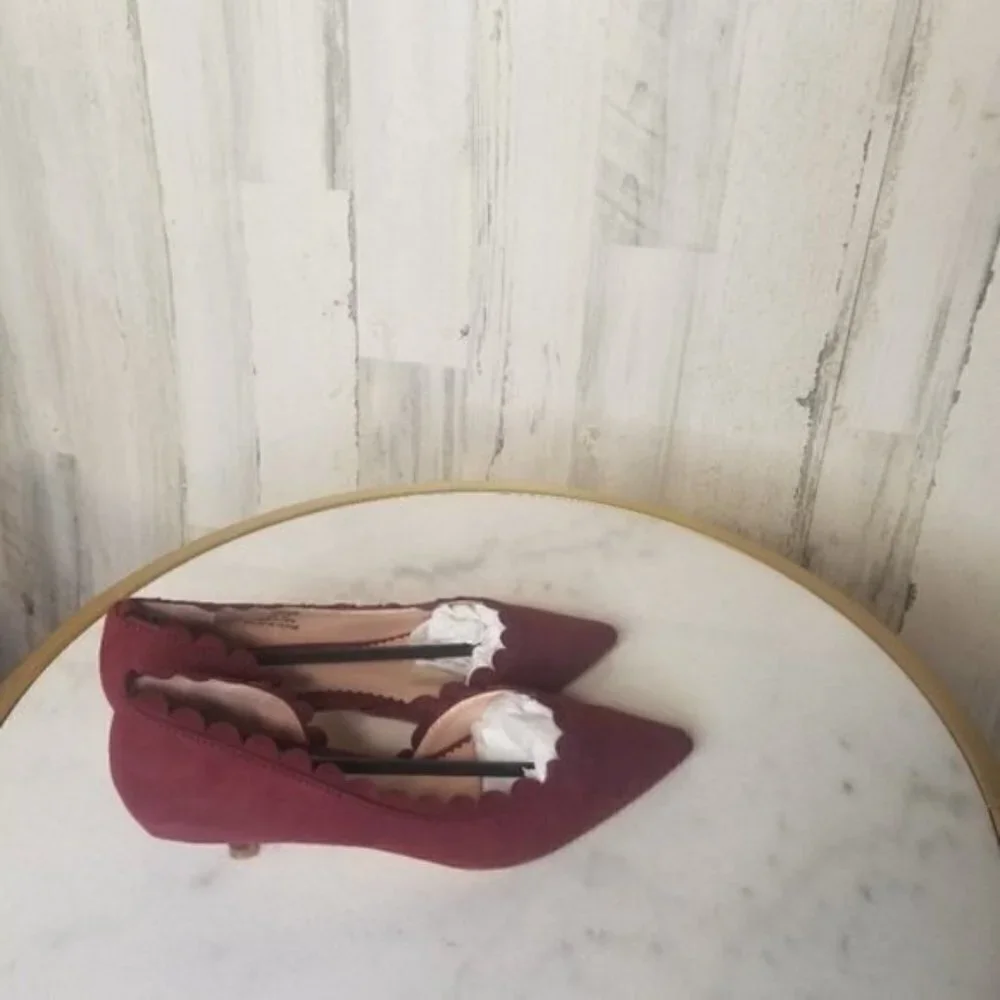 Journee Collection TAAVI PUMP Red Wine 5½M - Picture 5 of 7